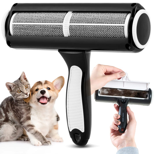 Pet Hair Remover for Couch - Reusable Lint Roller - Essential Pet Supplies Dog Products Pet Products Dog Hair Remover for Couch Cat and Dog Hair Remover for Car (1-Pcs)