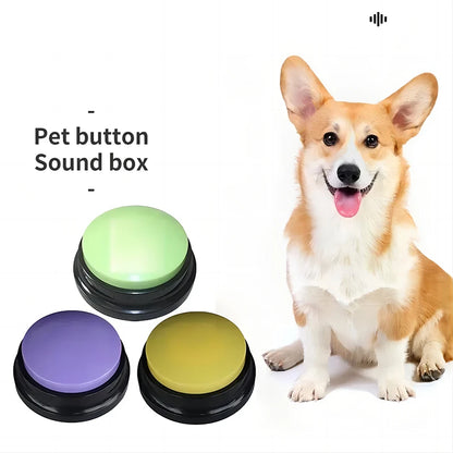 Dog Toys Funny Dog Recordable Pet Toys Travel Talking Pet Starters Pet Speaking Buttons Portable Cute Pet Supplies